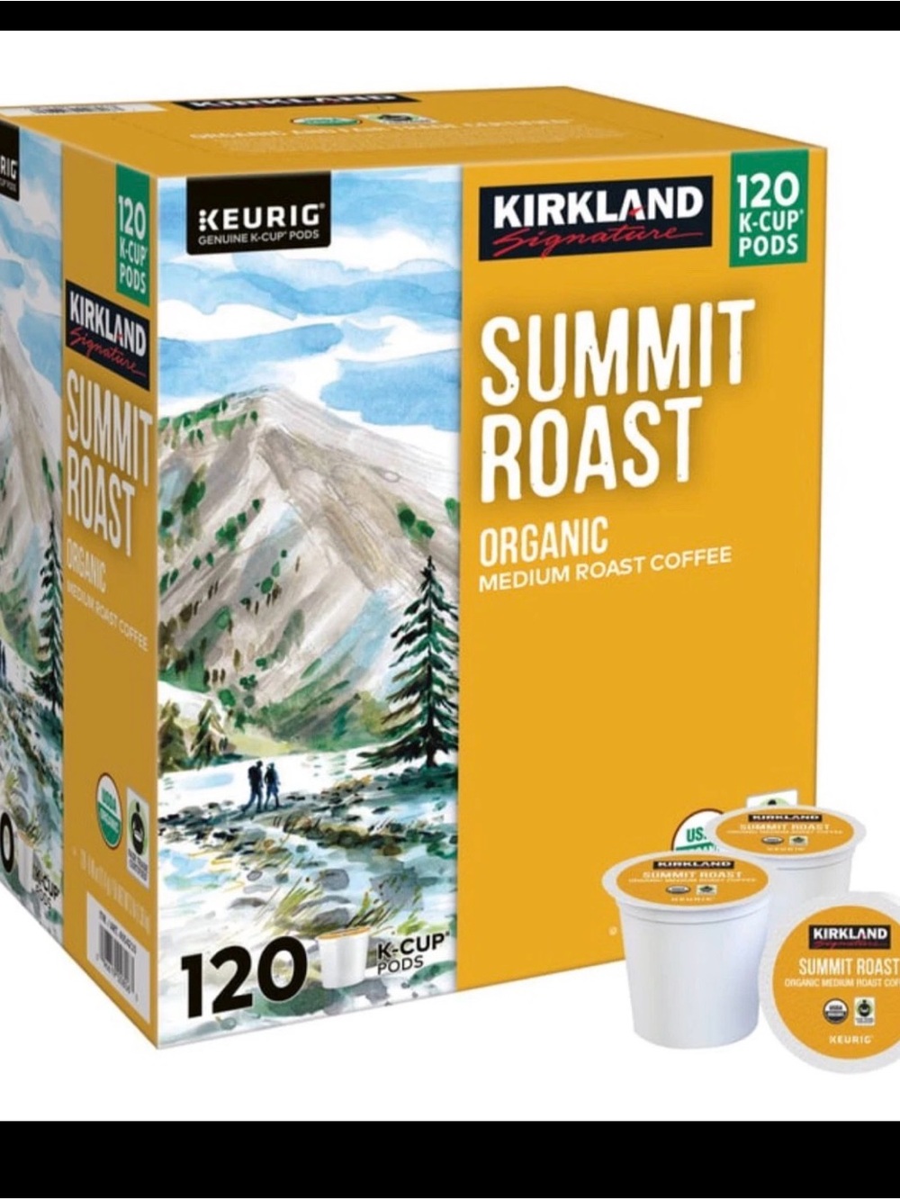 Kirkland signature summit roast k cups medium roast coffee Pods 120 Count